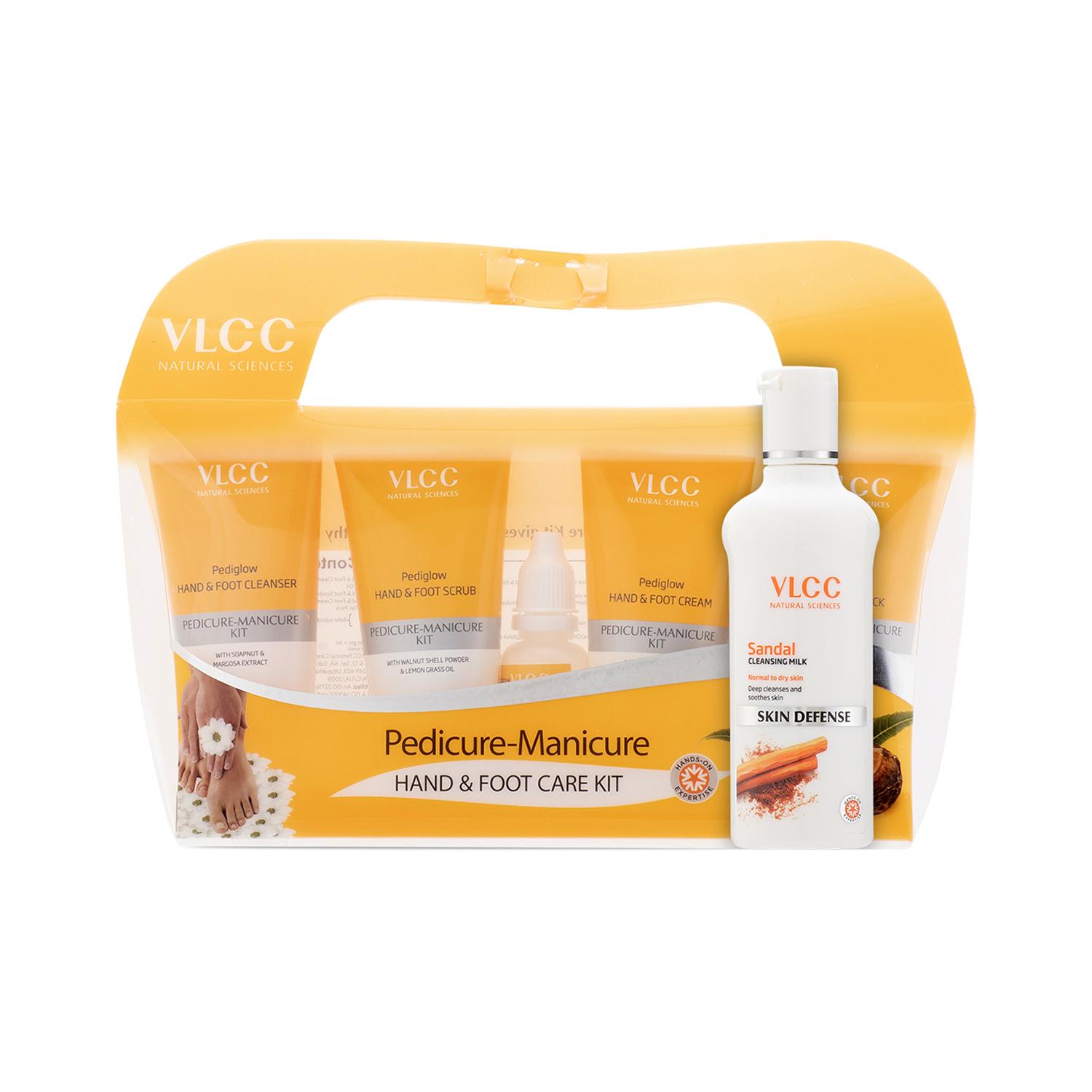 VLCC | VLCC Sandal Cleansing Milk & Pedicure-Manicure Kit
