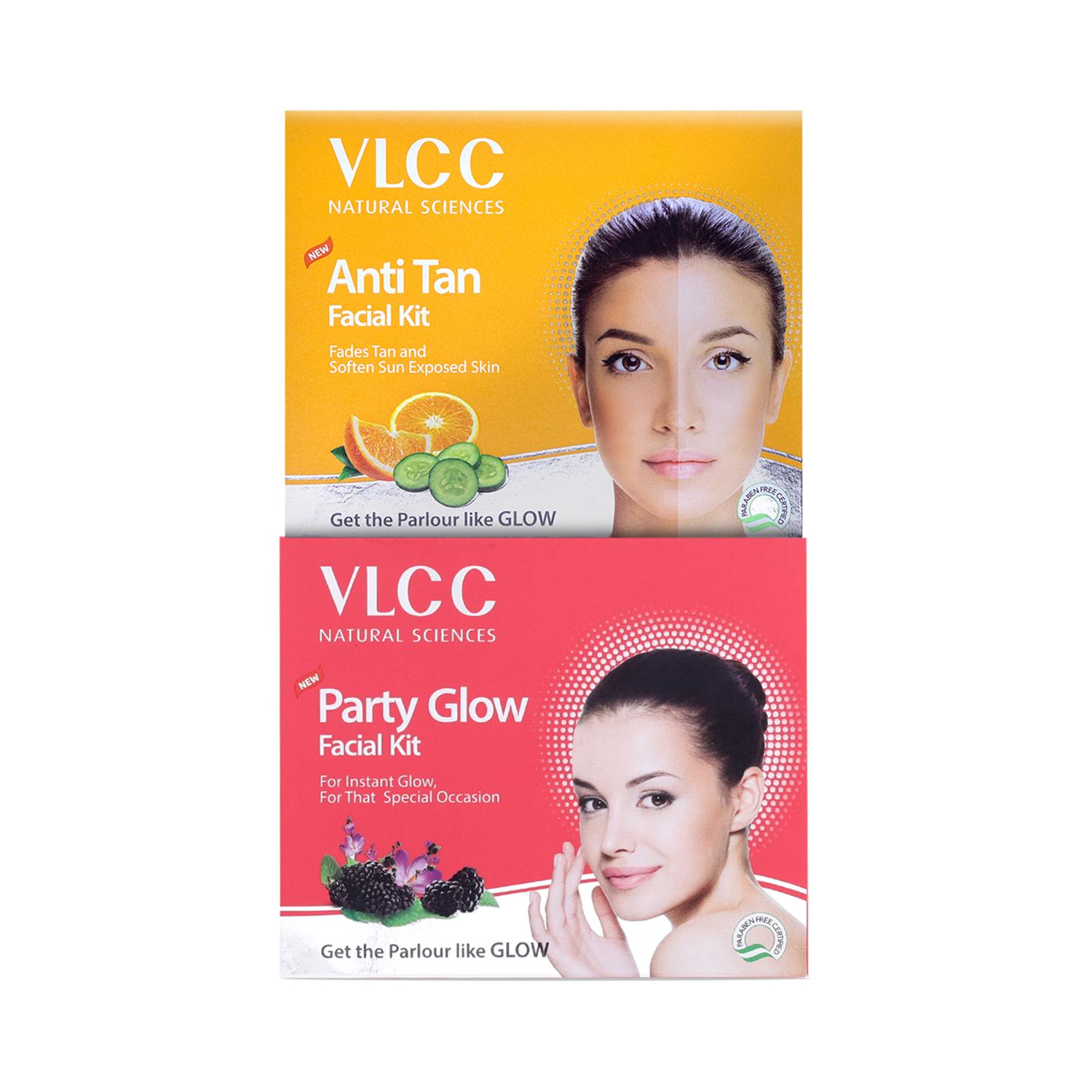 VLCC Party Glow & Anti Tan Single Facial Kit