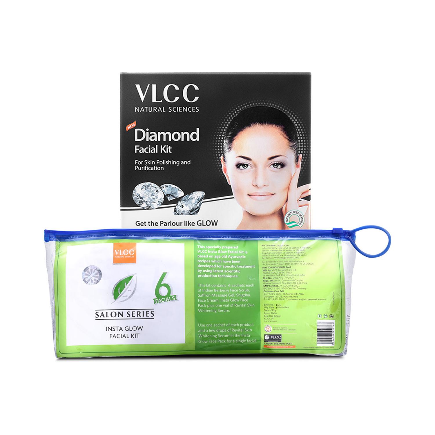 VLCC | VLCC Pedi Glow Foot Care Kit & Diamond Facial Kit