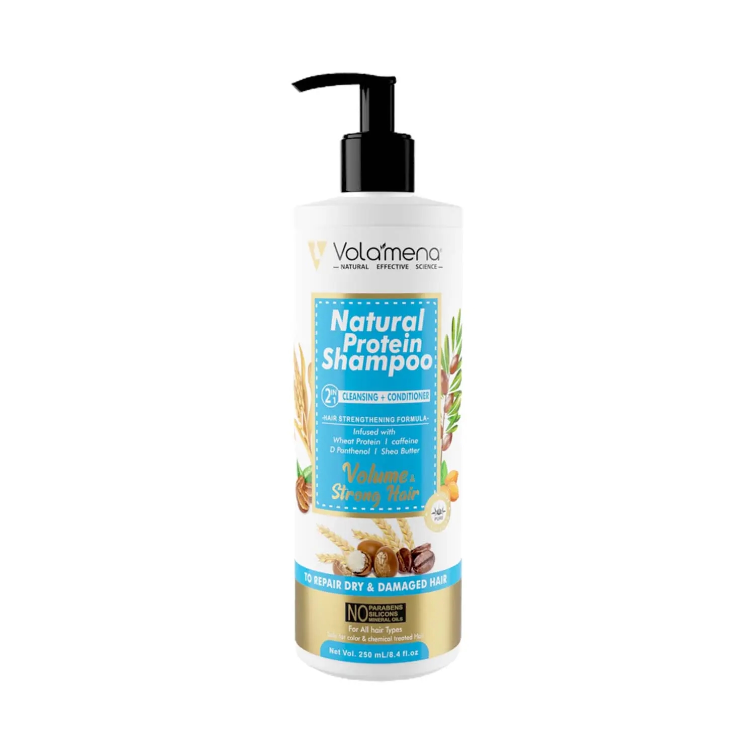 Volamena | Volamena Natural Protein 2-In-1 Hair Shampoo (250ml)