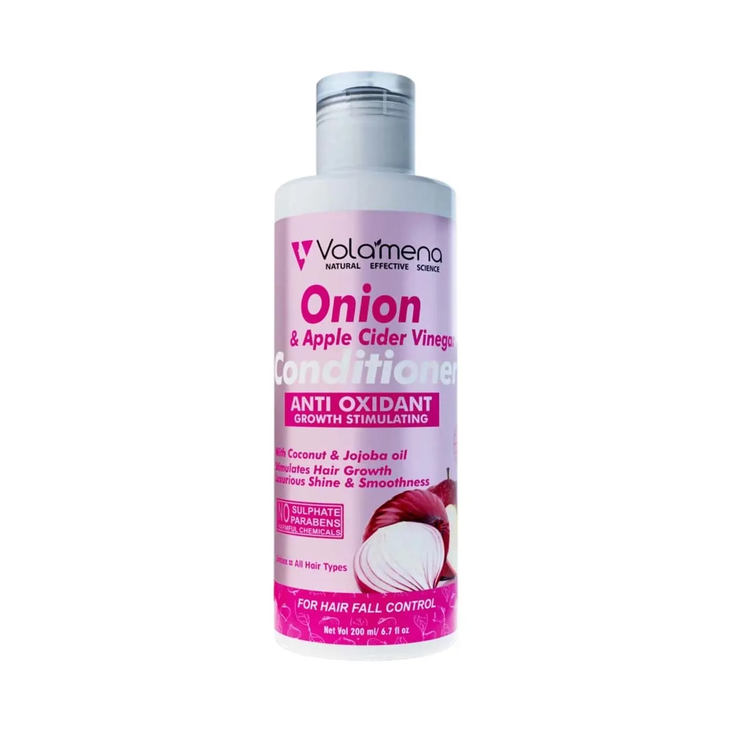Volamena | Volamena Onion Apple Cider Vinegar Conditioner With Antioxidant Growth Stimulating (200ml)