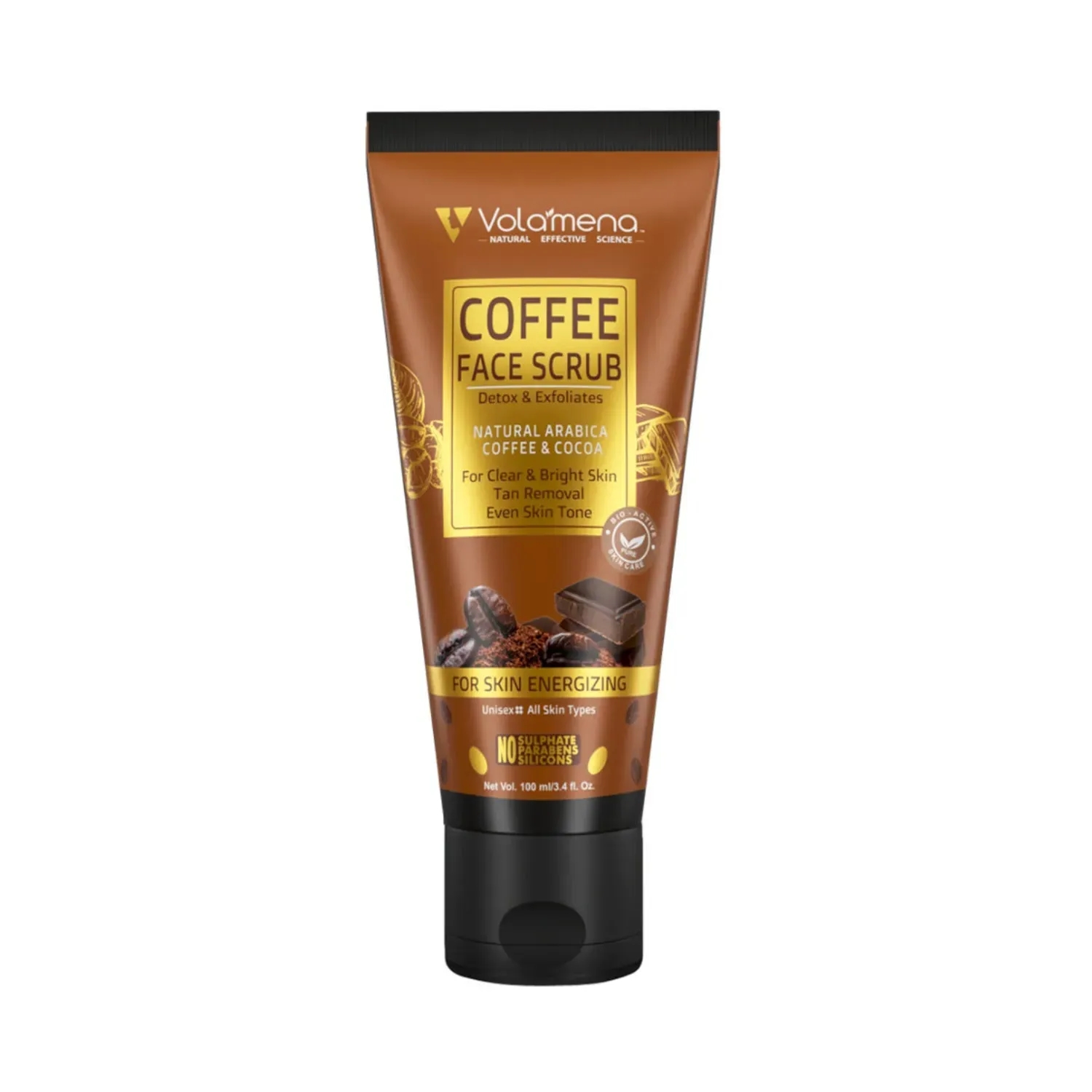 Volamena Coffee Detox Face Scrub (100ml)