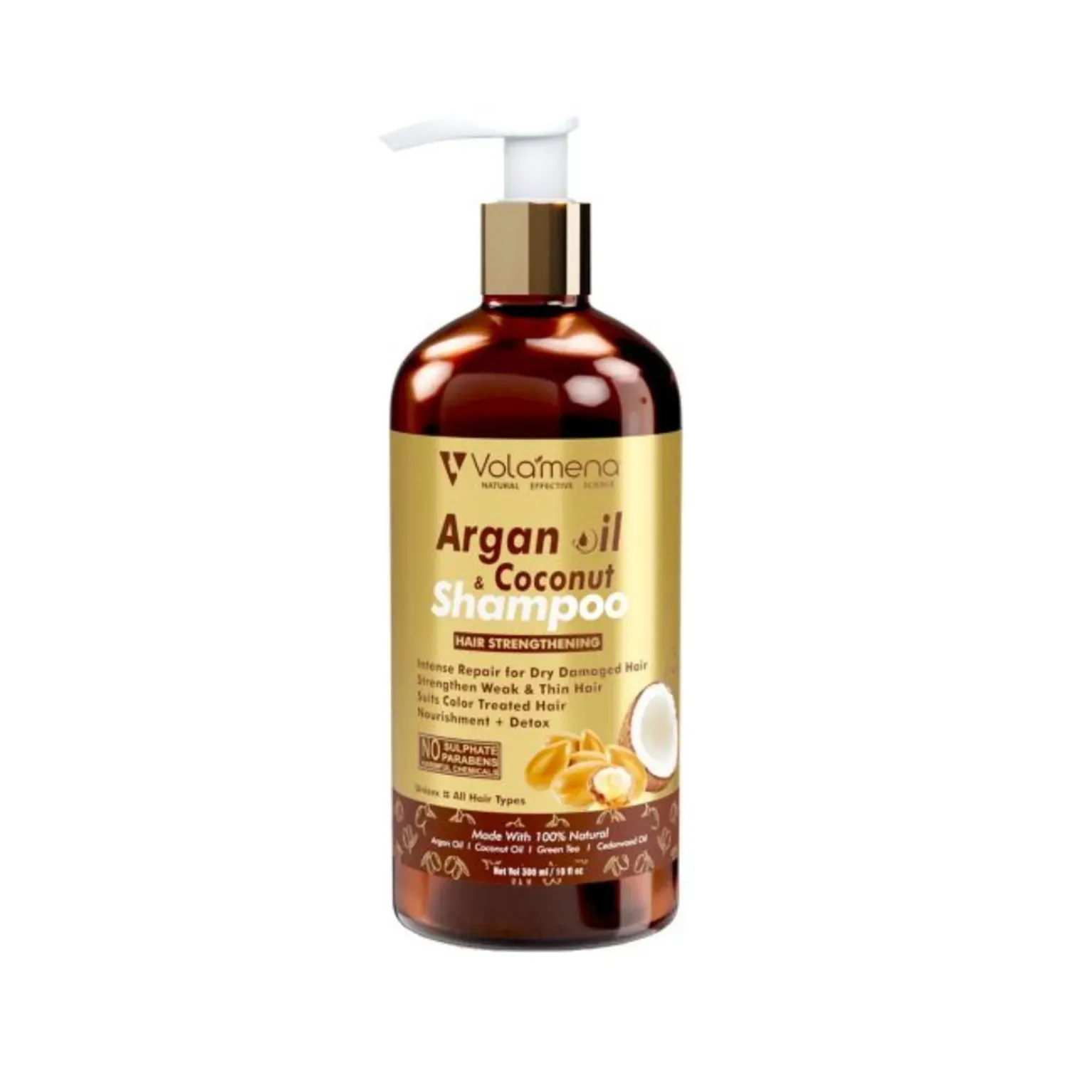 Volamena Argan Oil Hair Strengthening Shampoo (300ml)