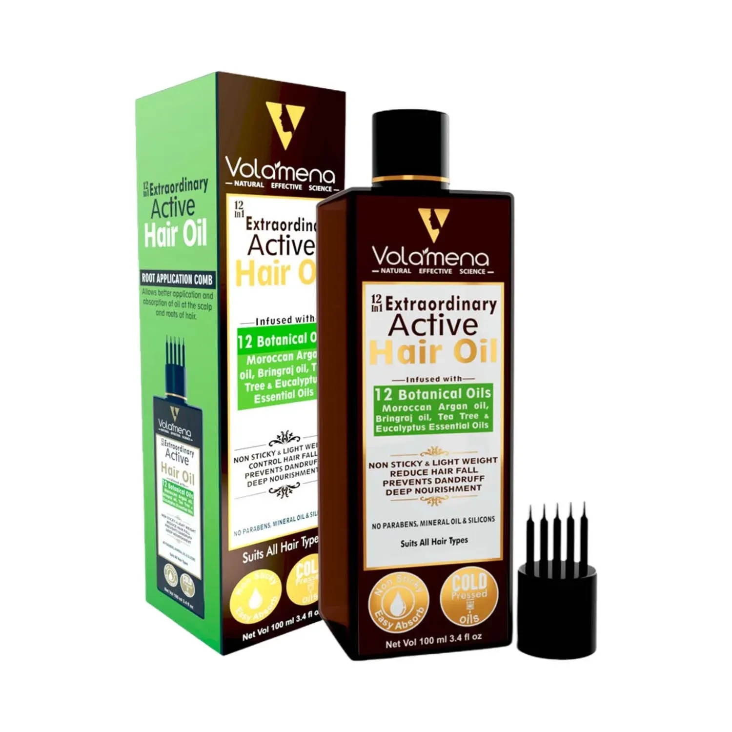 Volamena | Volamena 12-In-1 Extraordinary Active Hair Oil (100ml)