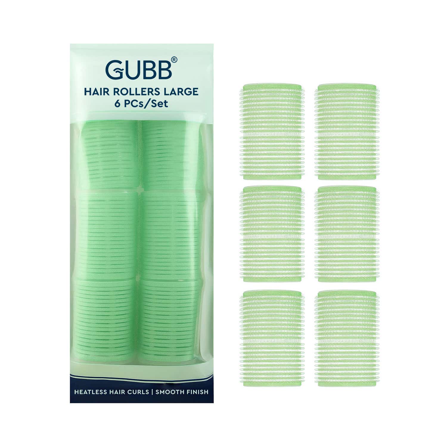 GUBB | GUBB Hair Rollers - 6 Large Hair Curlers (60 g)