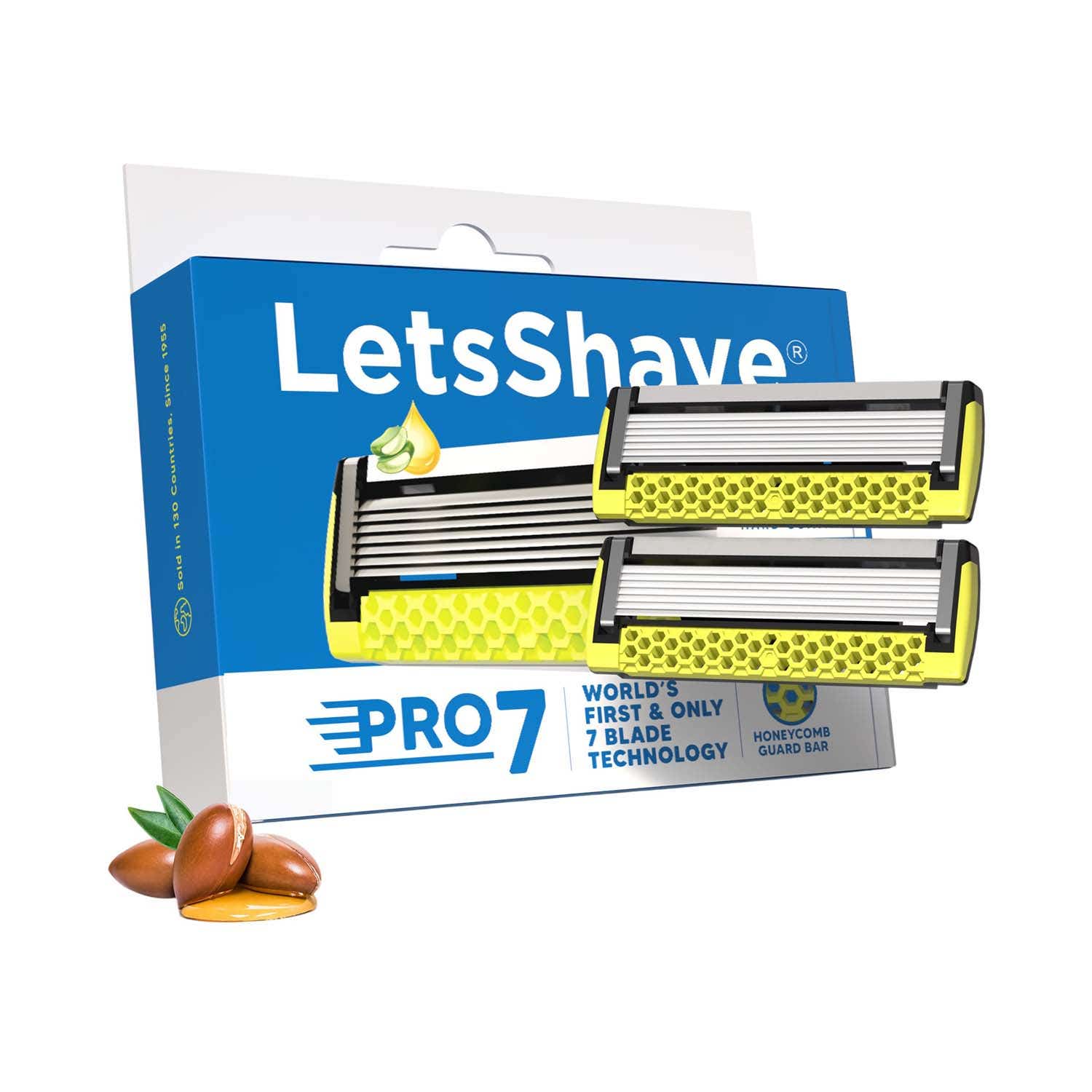 LetsShave | LetsShave Pro 7 Razor Cartridges with Honeycomb Guard Bar (2 pcs)