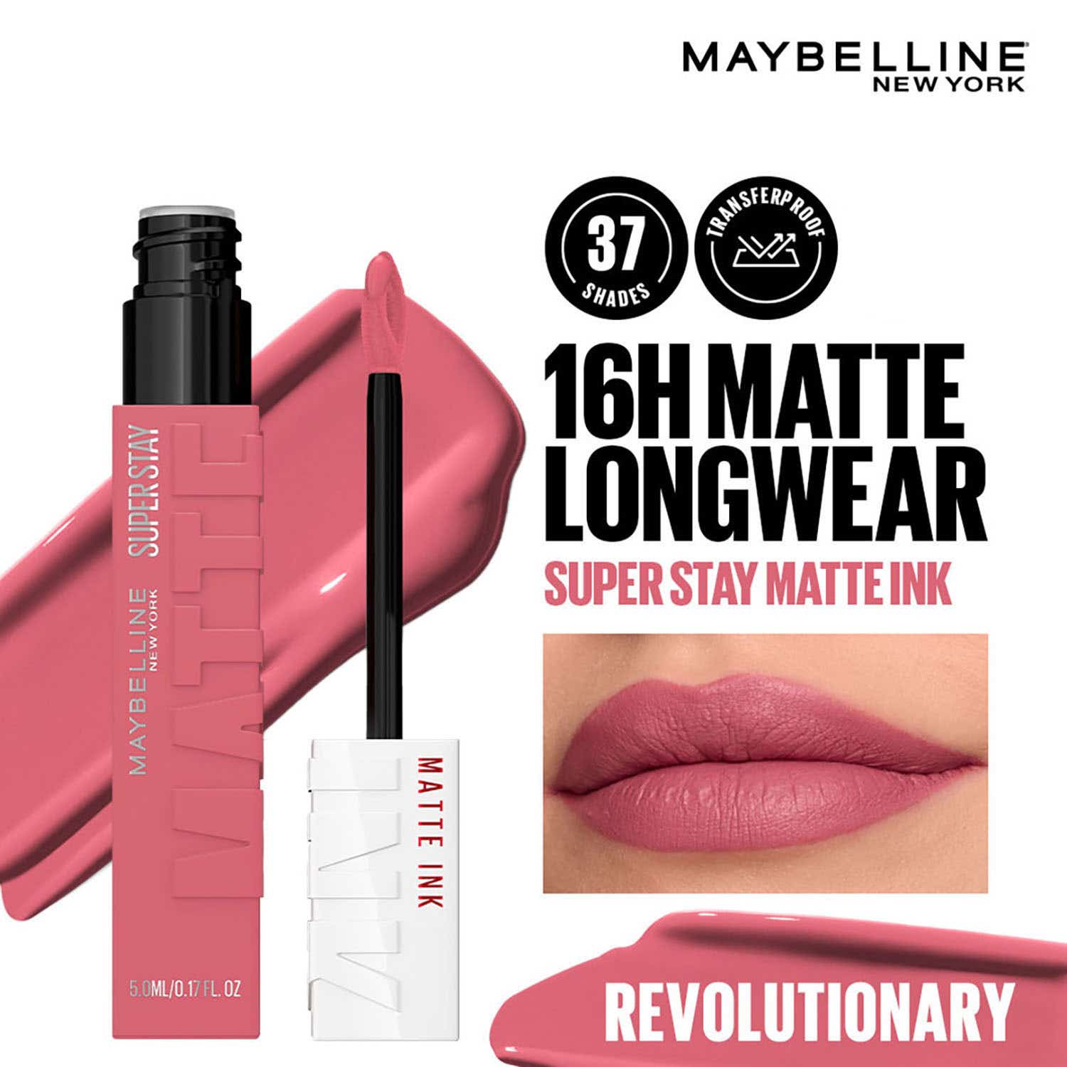 Maybelline New York | Maybelline New York Super Stay Matte Ink Liquid Lipstick - Revolutionary (5 ml)
