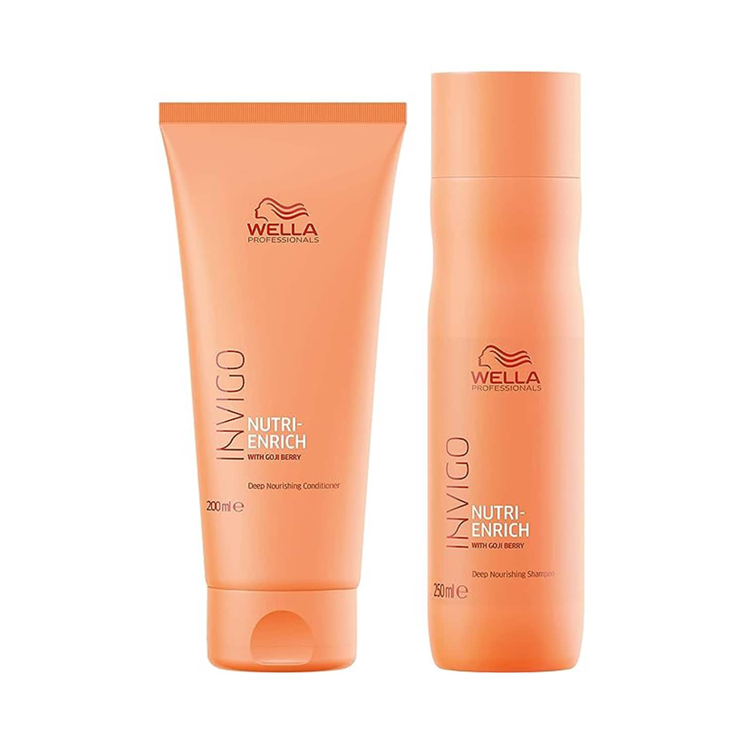 Wella Professionals | Wella Professionals Invigo Nutrienrich Shampoo 250 ml & Conditioner 200 ml for dry & damaged hair