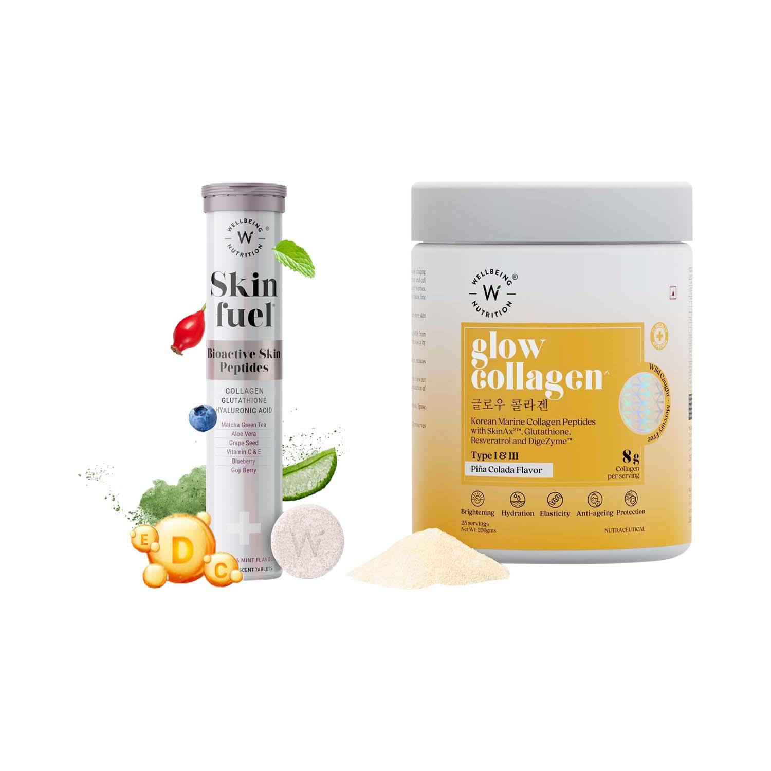 Wellbeing Nutrition | Wellbeing Nutrition Ageless & Glowing Skin Collagen Duo