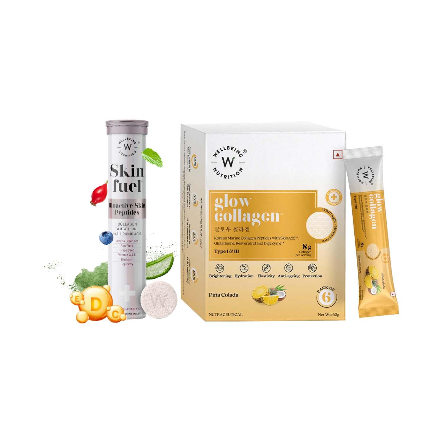 Wellbeing Nutrition | Wellbeing Nutrition Antioxidant Collagen Glow Combo