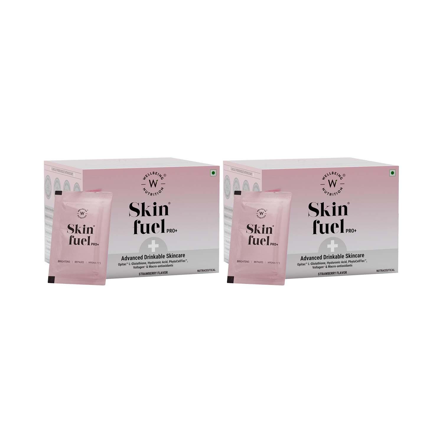 Wellbeing Nutrition | Wellbeing Nutrition Skin Fuel PRO+ - Strawberry (Pack of 2)