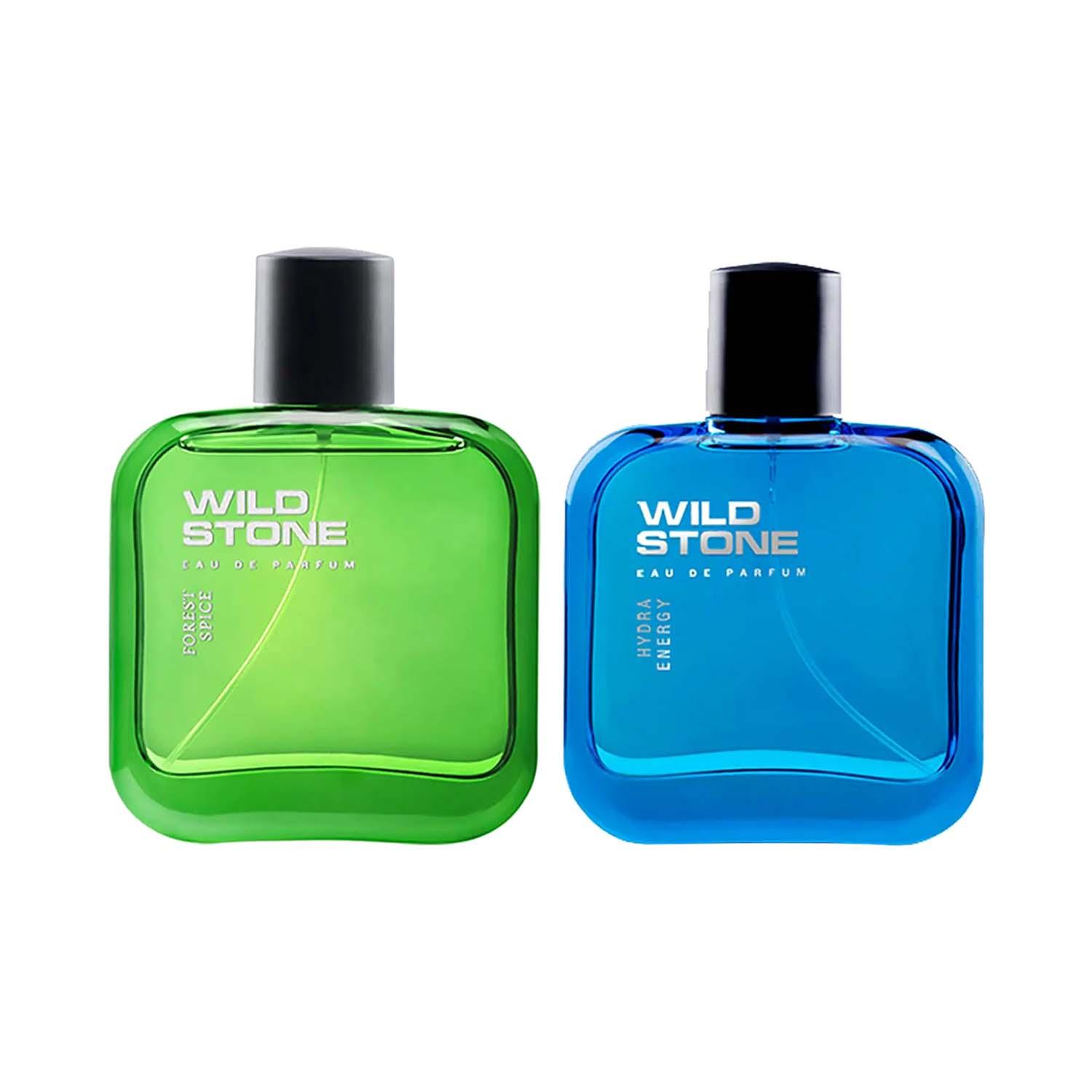 Wild Stone | Wild Stone Forest Spice and Hydra Energy Perfume Combo for Men (50 ml) (Pack of 2)