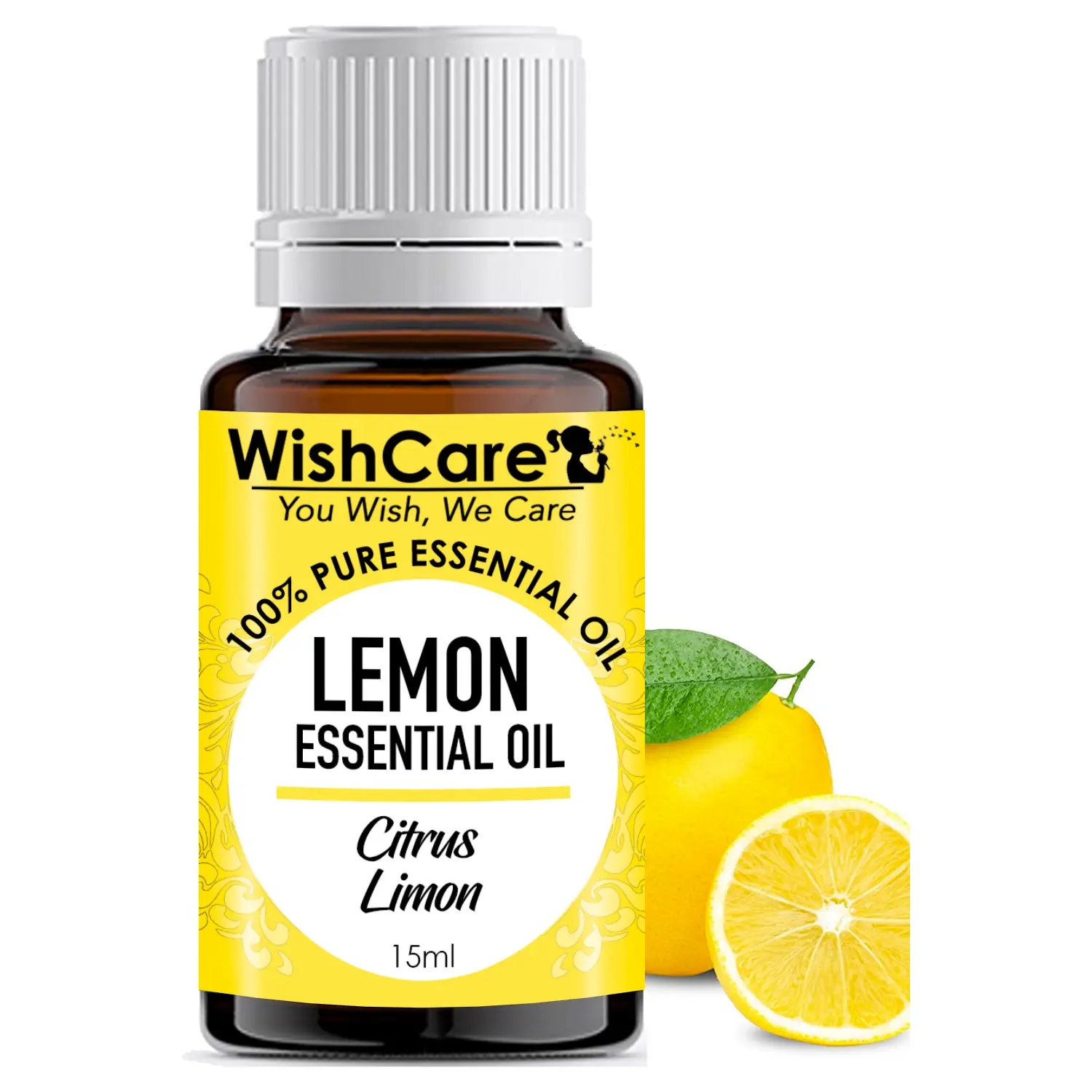 WishCare 100% Pure Lemon Essential Oil (15ml)