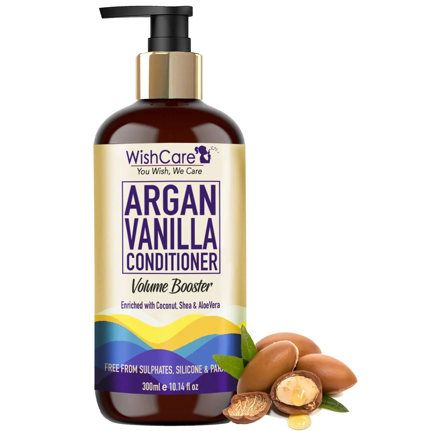 WishCare | WishCare Argan Vanilla Volume Booster Conditioner (300ml)