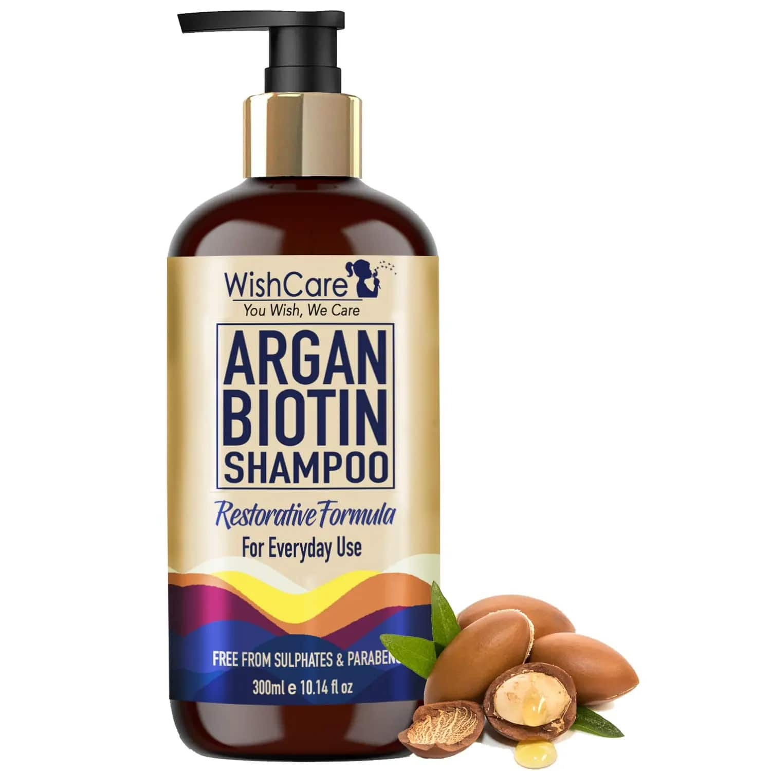 WishCare | WishCare Argan Biotin Shampoo Restorative Shampoo (300ml)