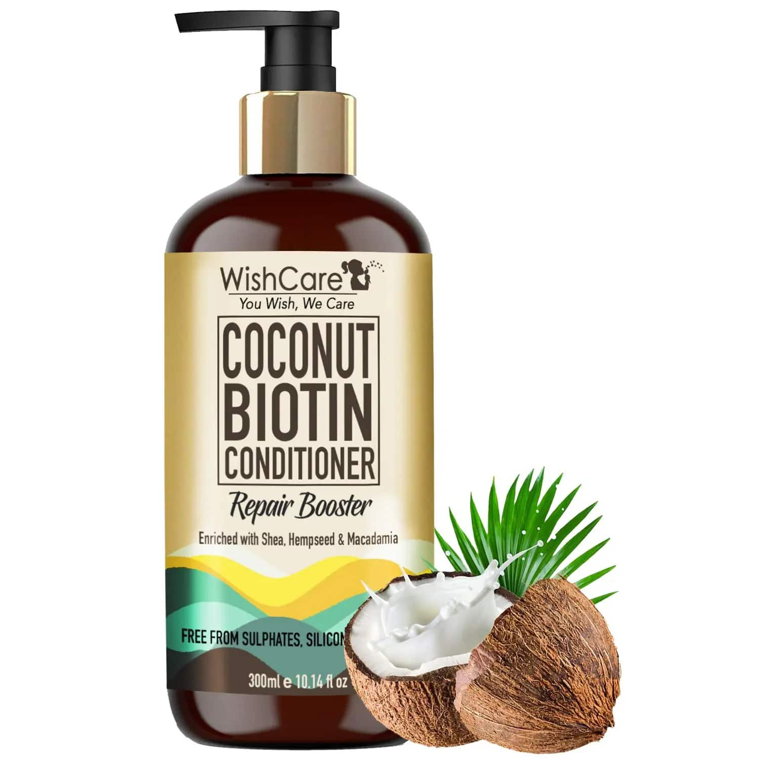 WishCare | WishCare Coconut Biotin Repair Booster Conditioner (300ml)