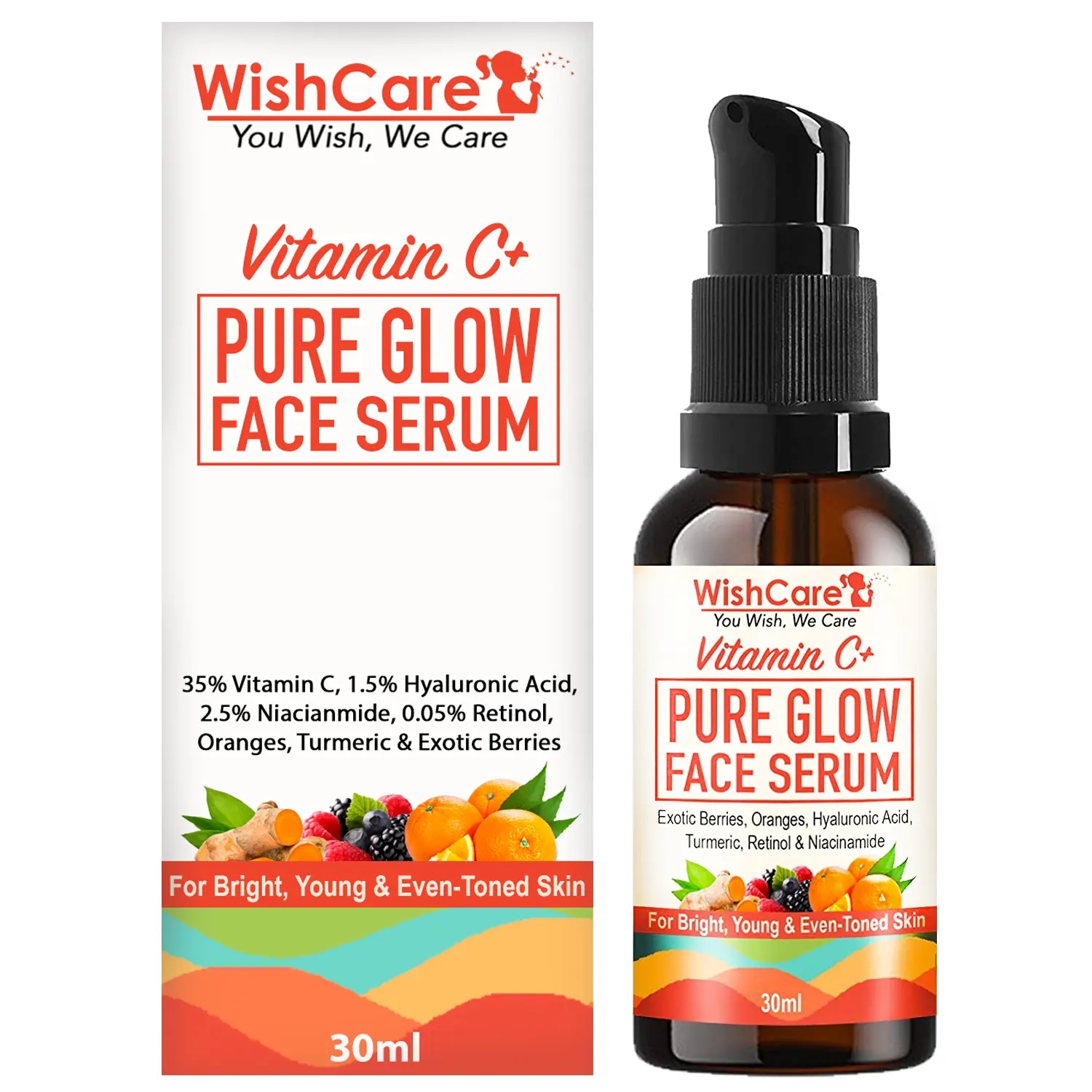 WishCare Vitamin C+ Pure Glow Face Serum (30ml)