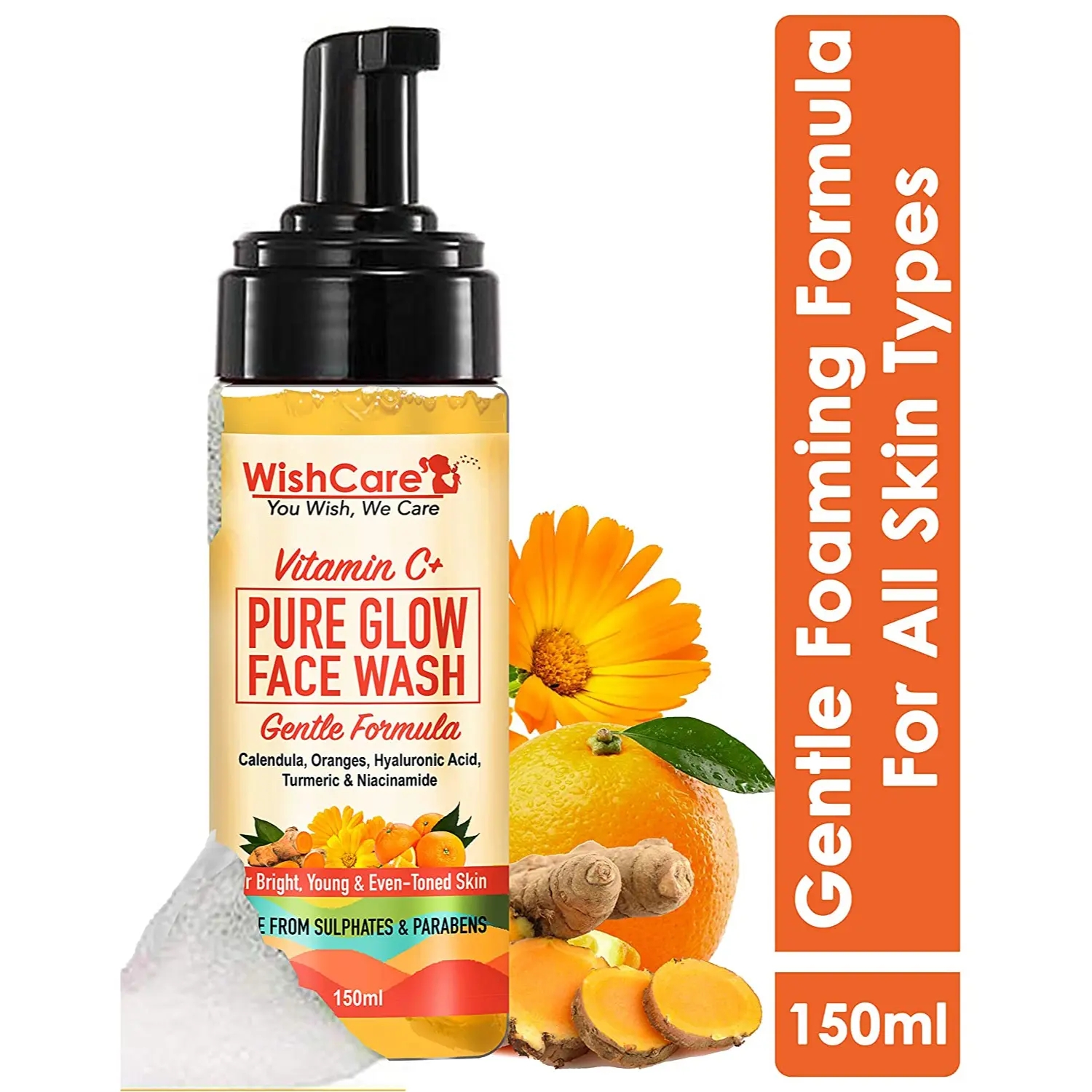 WishCare | WishCare Vitamin C+ Pure Glow Face Wash (150ml)