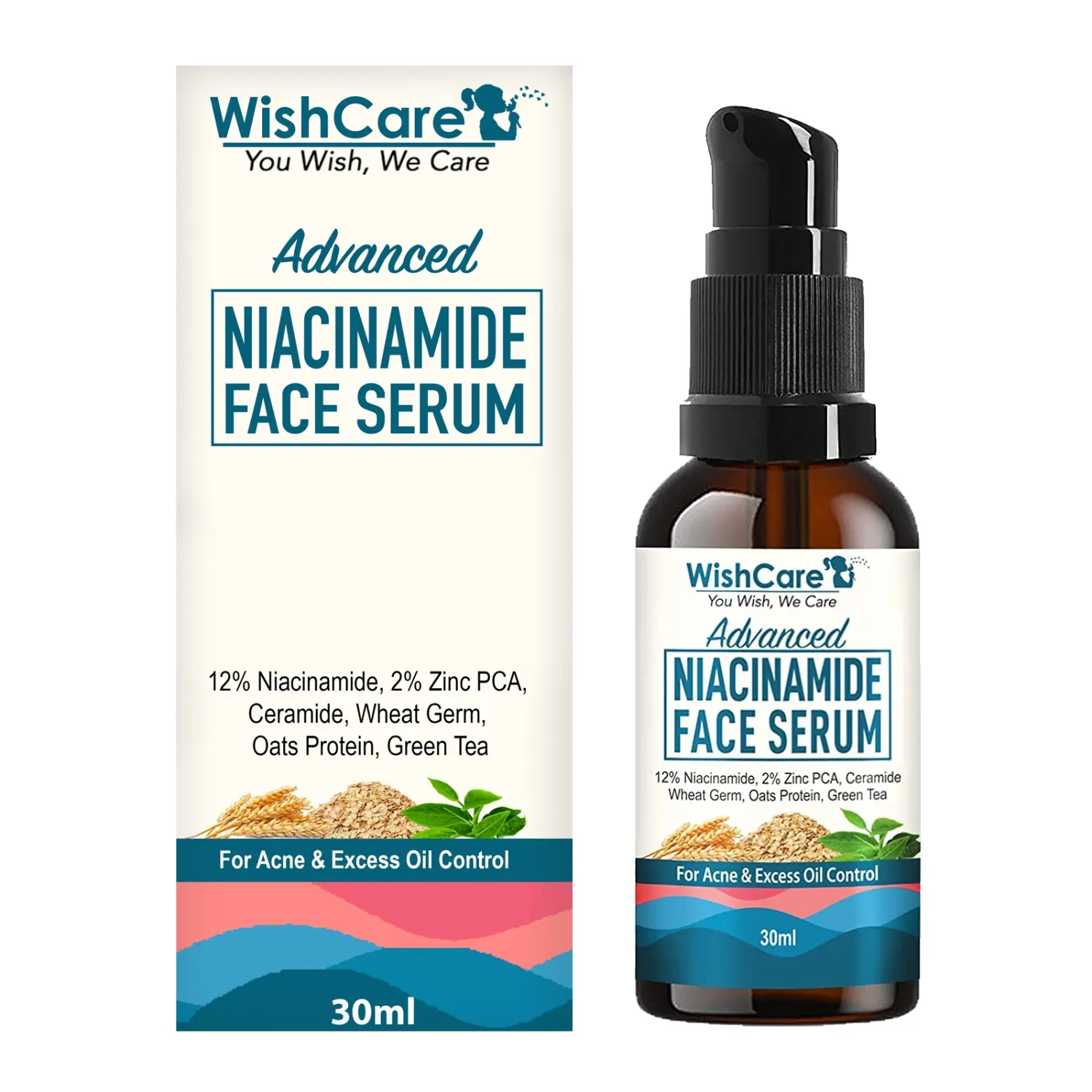 WishCare 12% Niacinamide Serum for Acne (30ml)