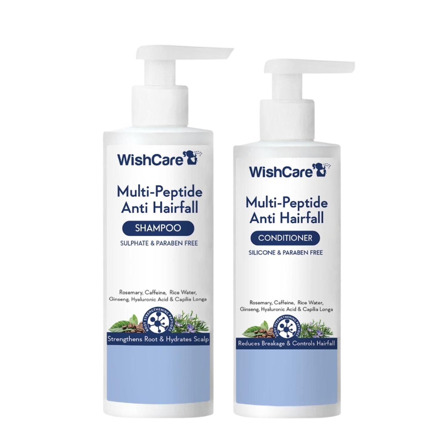 WishCare | WishCare Multi Peptide Anti Hairfall Shampoo & Conditioner Combo Pack (250 ml +200 ml)