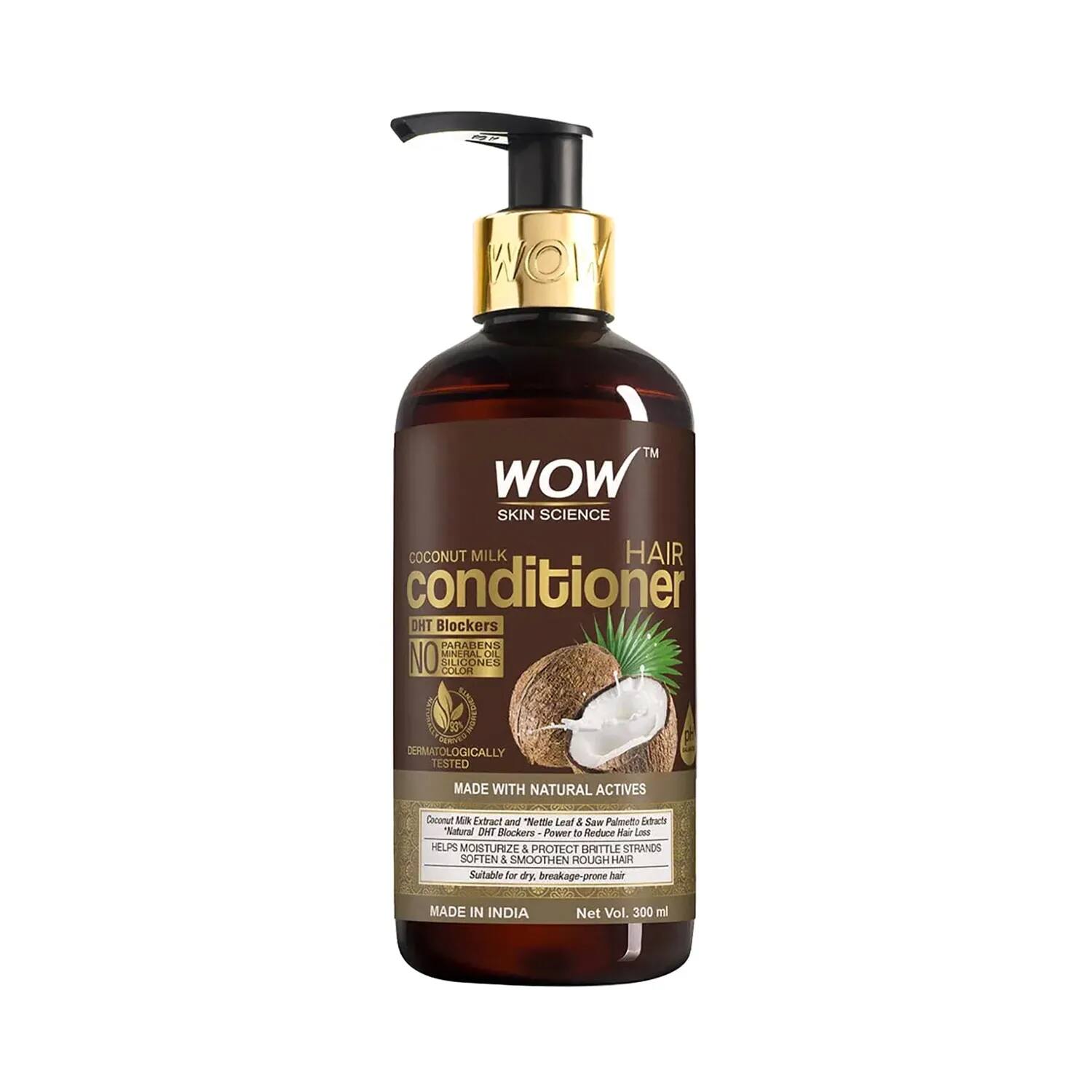 WOW SKIN SCIENCE Coconut Milk Hair Conditioner (300ml)
