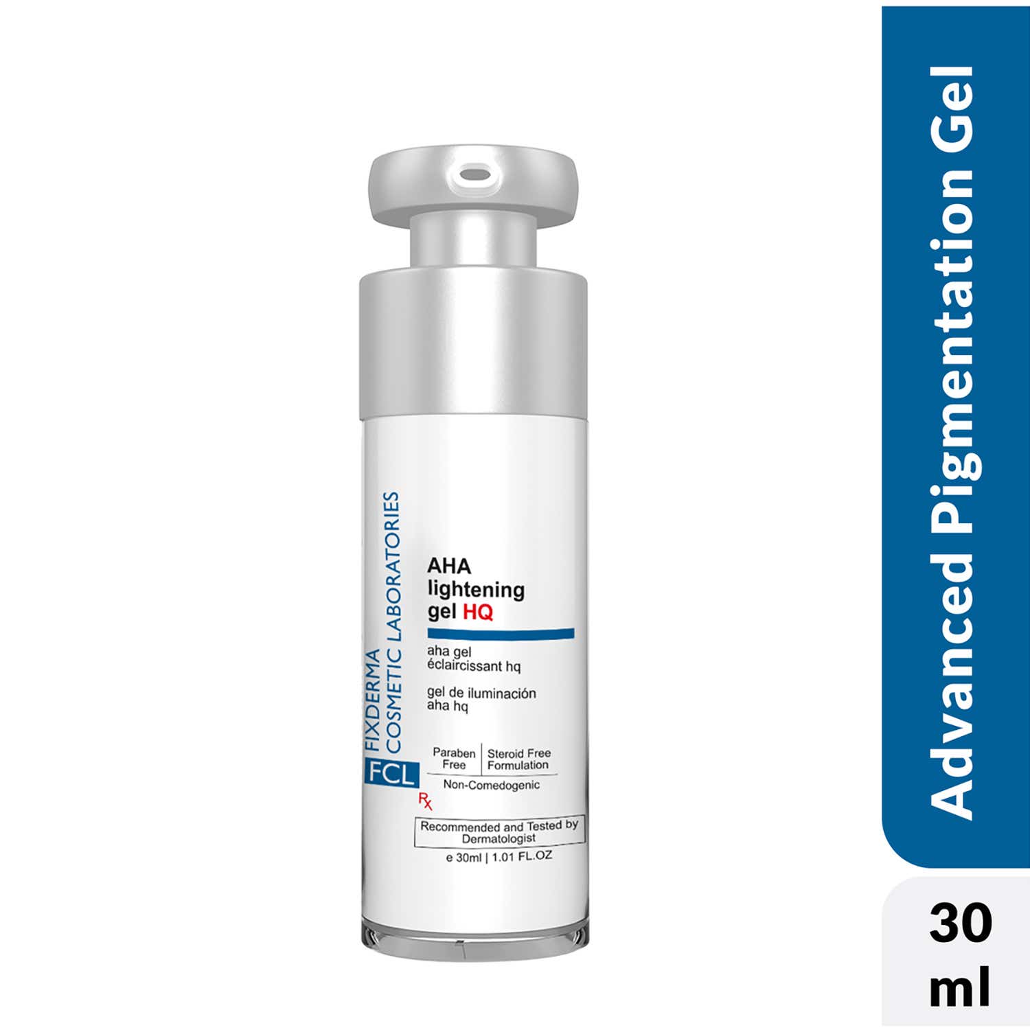 Fixderma Cosmetic Laboratories | Fixderma Cosmetic Laboratories (FCL) AHA Lightening Gel - HQ (30ml)