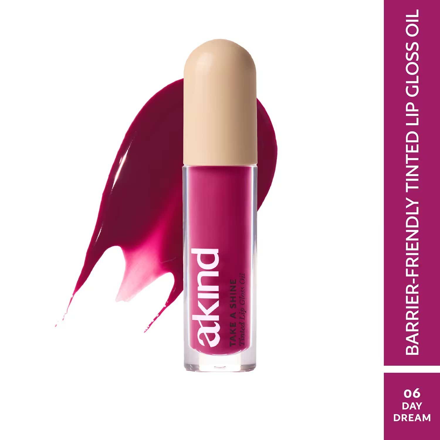 Akind | Akind Take A Shine Lip Gloss Oil, Hydrating & Lip Barrier-Friendly - Day Dream (4 ml)