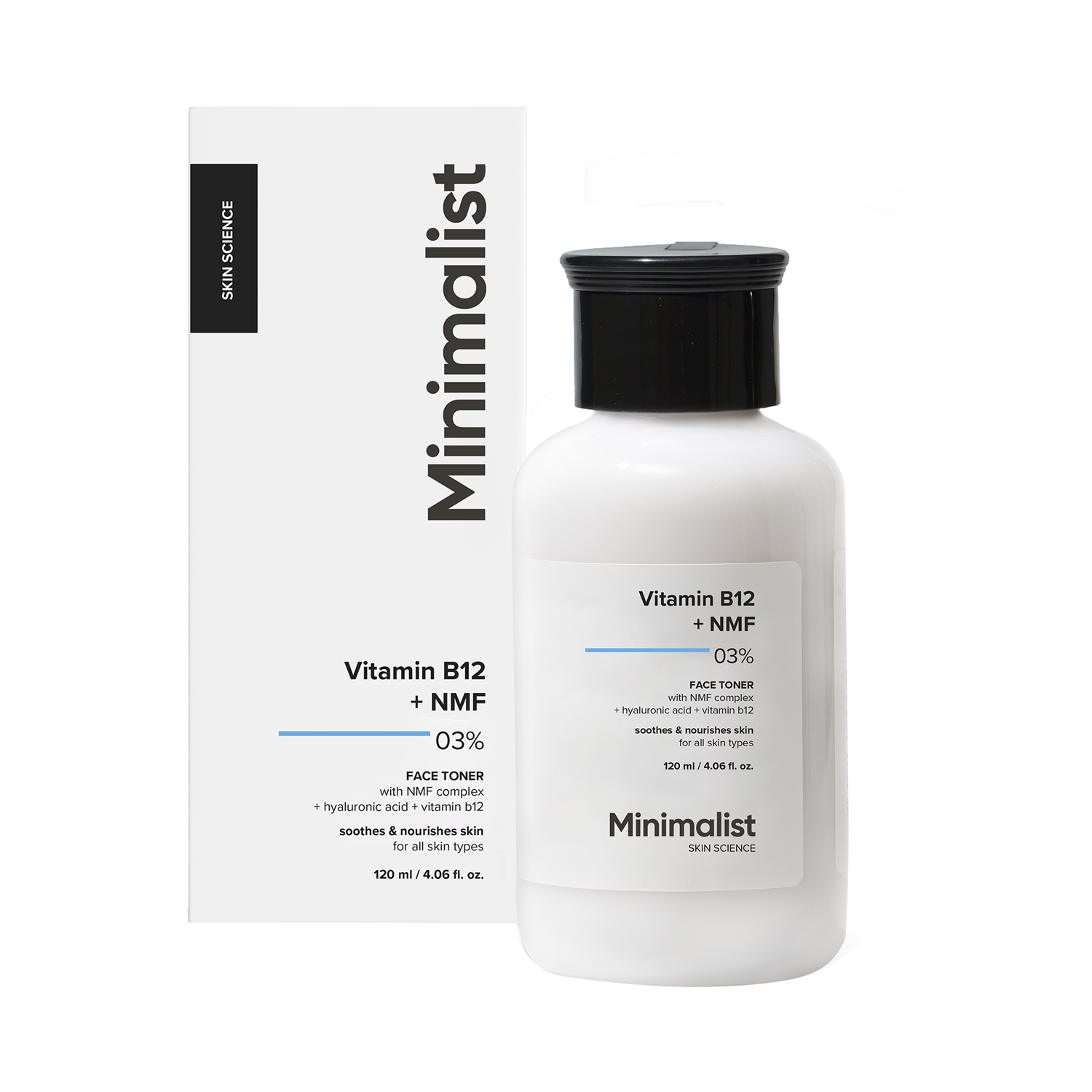 Minimalist | Minimalist Vitamin B12 + NMF 03% Face Toner (120 ml)
