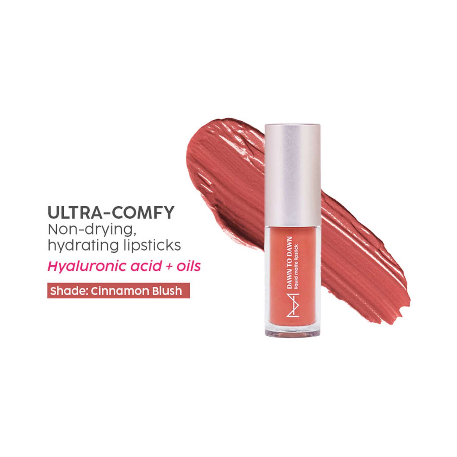 HOUSE OF MAKEUP | HOUSE OF MAKEUP Dawn to Dawn Mini Liquid Matte Lipstick - Cinnamon Blush (2 ml)