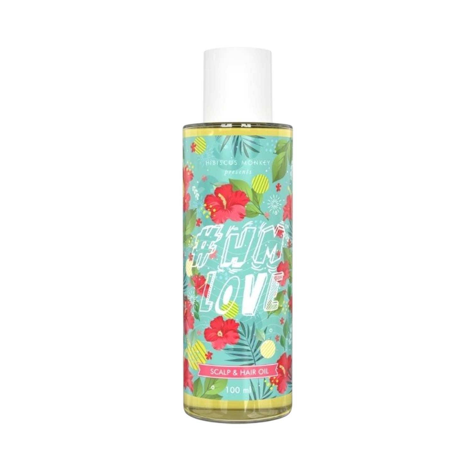 Hibiscus Monkey | Hibiscus Monkey HM Love Scalp & Hair Growth Oil with Fresh Hibiscus & Coconut Milk Oil (50 ml)