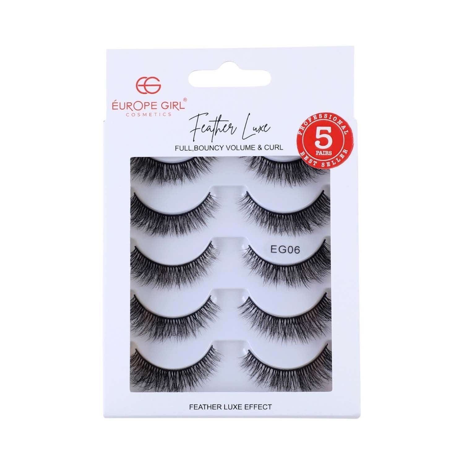 Europe Girl | Europe Girl Feather Luxe Eyelash Set - Eg Lash-06 (5-Pair)