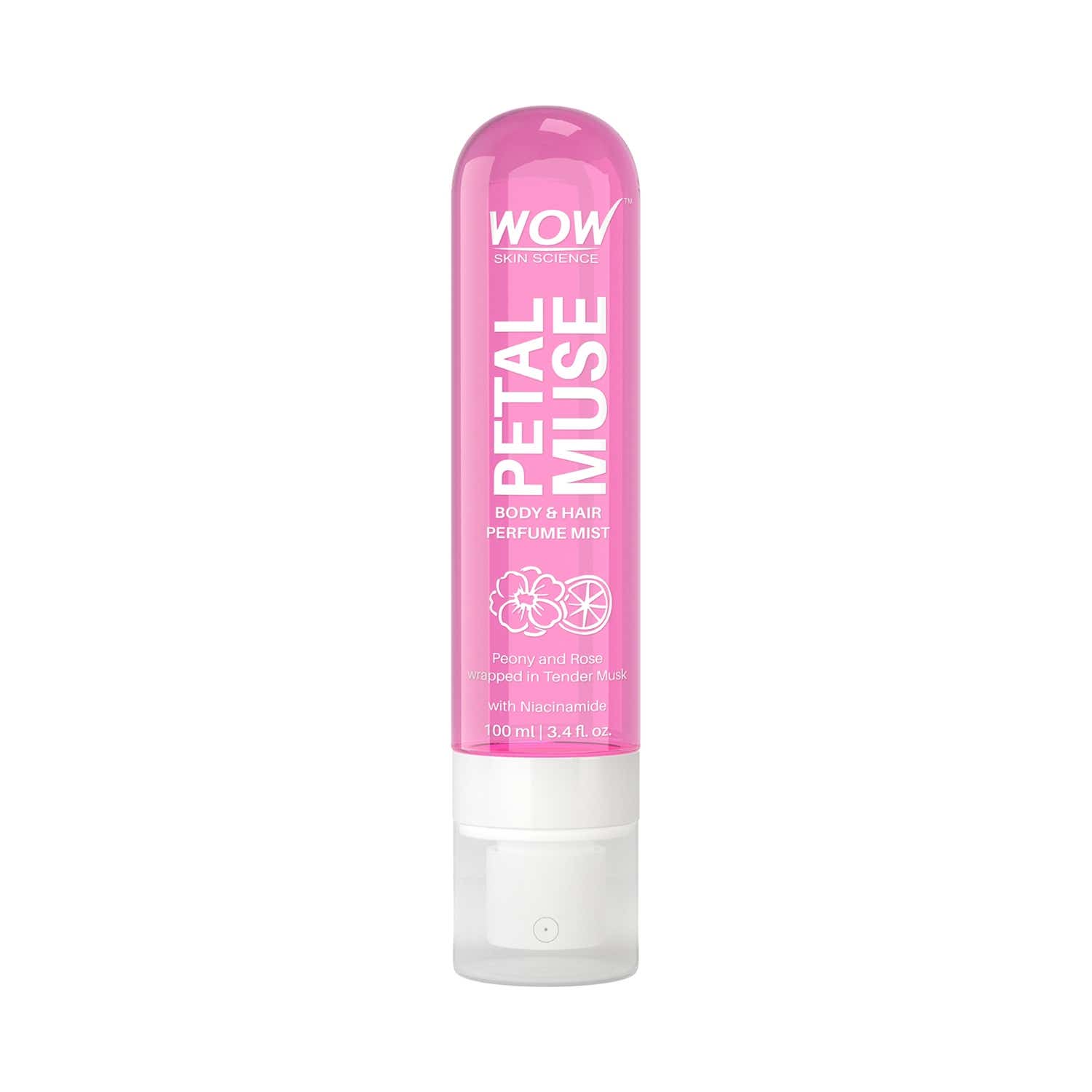 WOW SKIN SCIENCE | WOW SKIN SCIENCE Petal Muse Hair and Body Perfume Mist Peony Bergamot Floral Fragrance (100 ml)