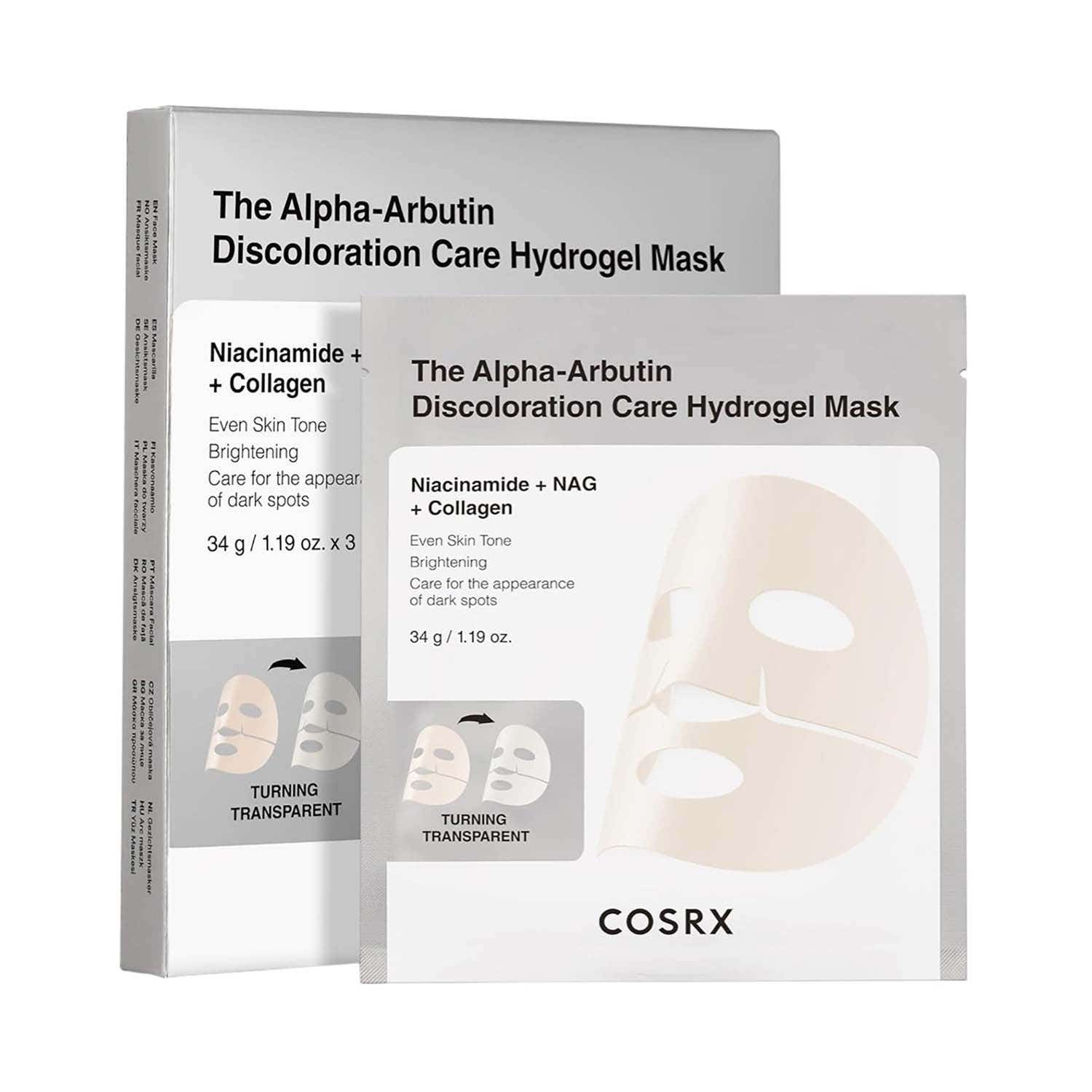 COSRX | COSRX The Alpha-Arbutin Discoloration Care Hydrogel Mask (3 pcs)