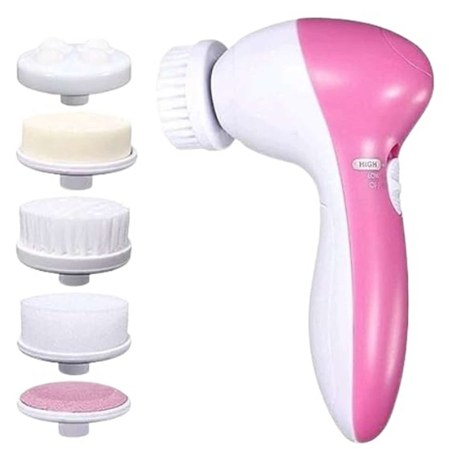 Bronson Professional | Bronson Professional 5 In 1 Body and Face Massage Tool with Nozzles (1 pc)
