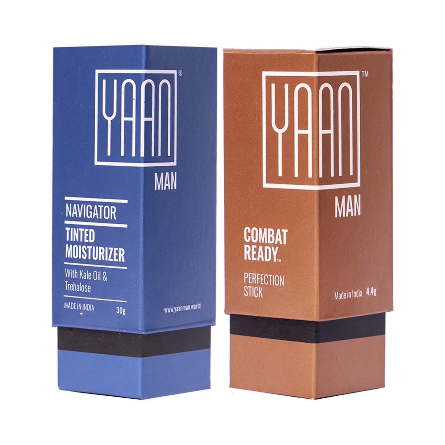 Yaan Man | Yaan Man Perfection Stick - Light (4.4 g) & Tinted Moisturizer - Light (30 g) Combo
