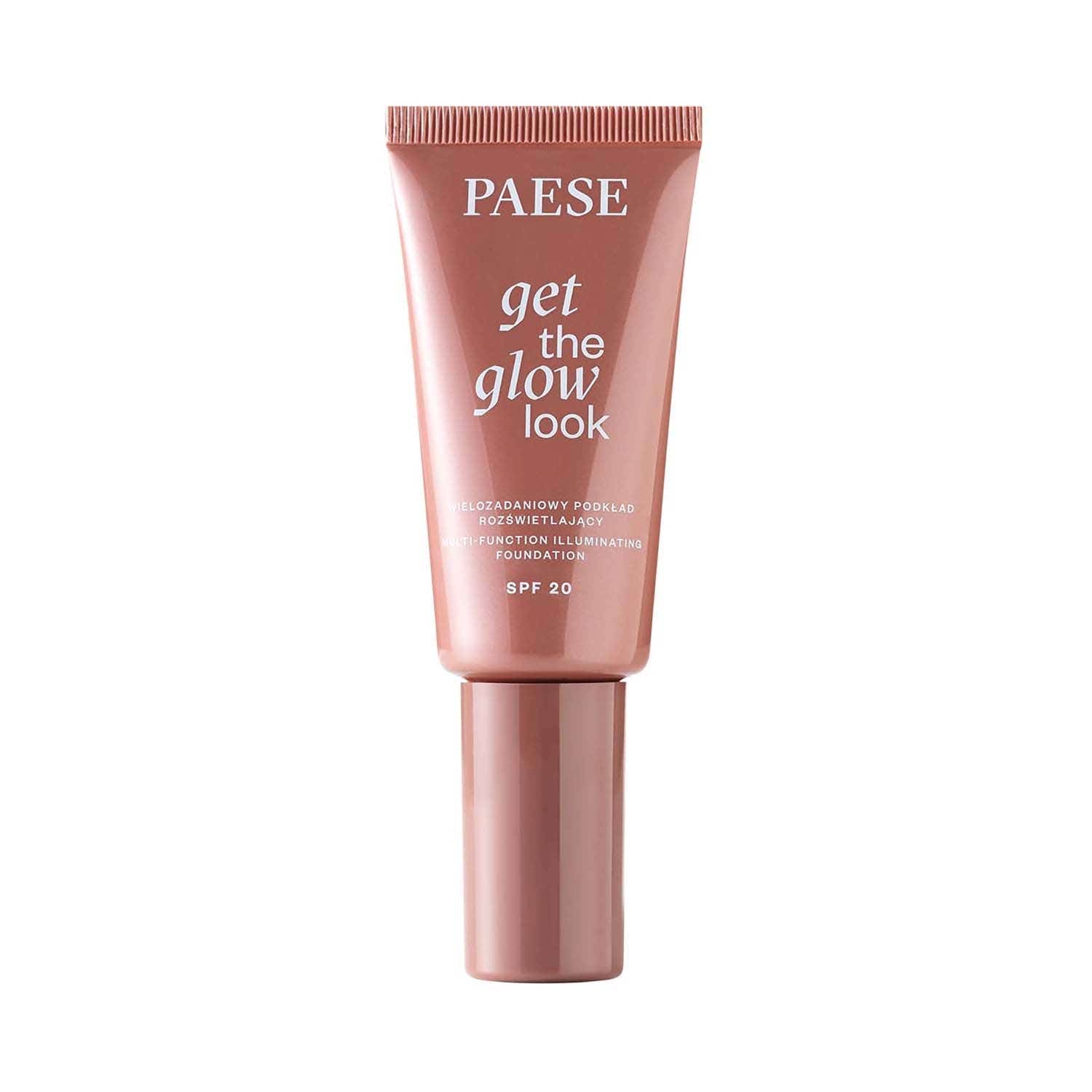 Paese Cosmetics | Paese Cosmetics Get The Glow Look Illuminating Foundation - 4W Medium Beige (30 ml)