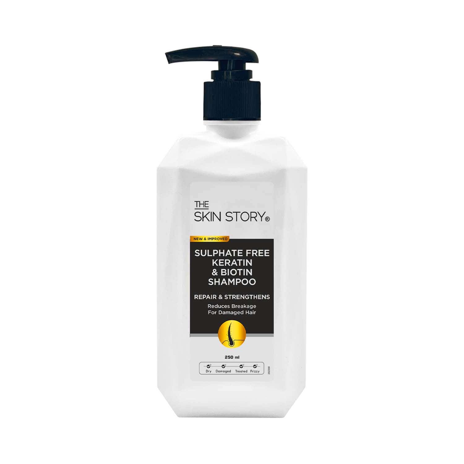 The Skin Story | The Skin Story Sulfate Free Keratin & Biotin Shampoo (250 ml)