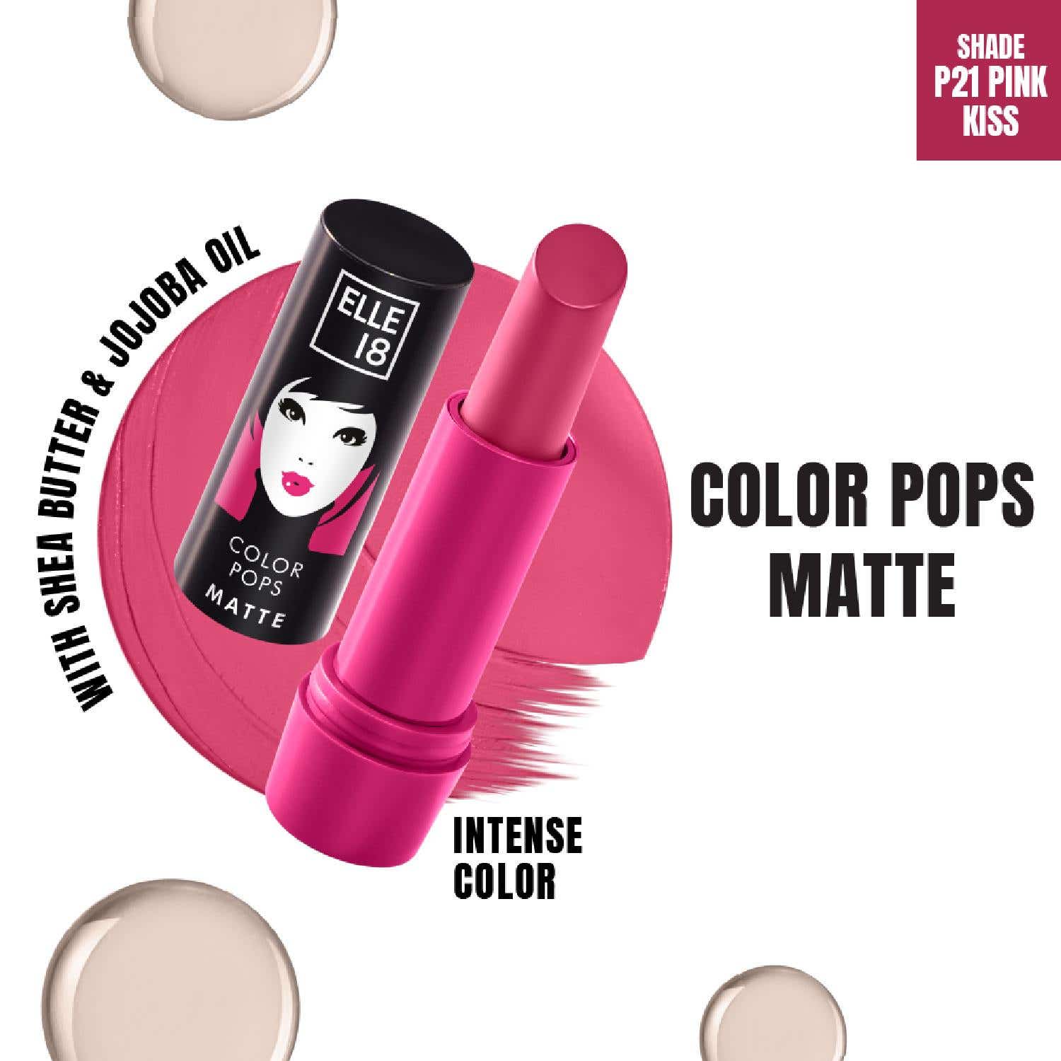 Elle 18 | Elle 18 Color Pop Matte Lip Color - P21 Pink Kiss (4.3g)