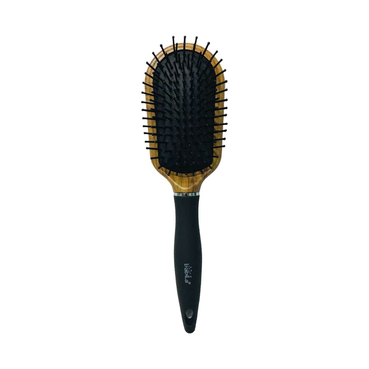 Babila | Babila Luxe Cushioned Brush - Brown & Black