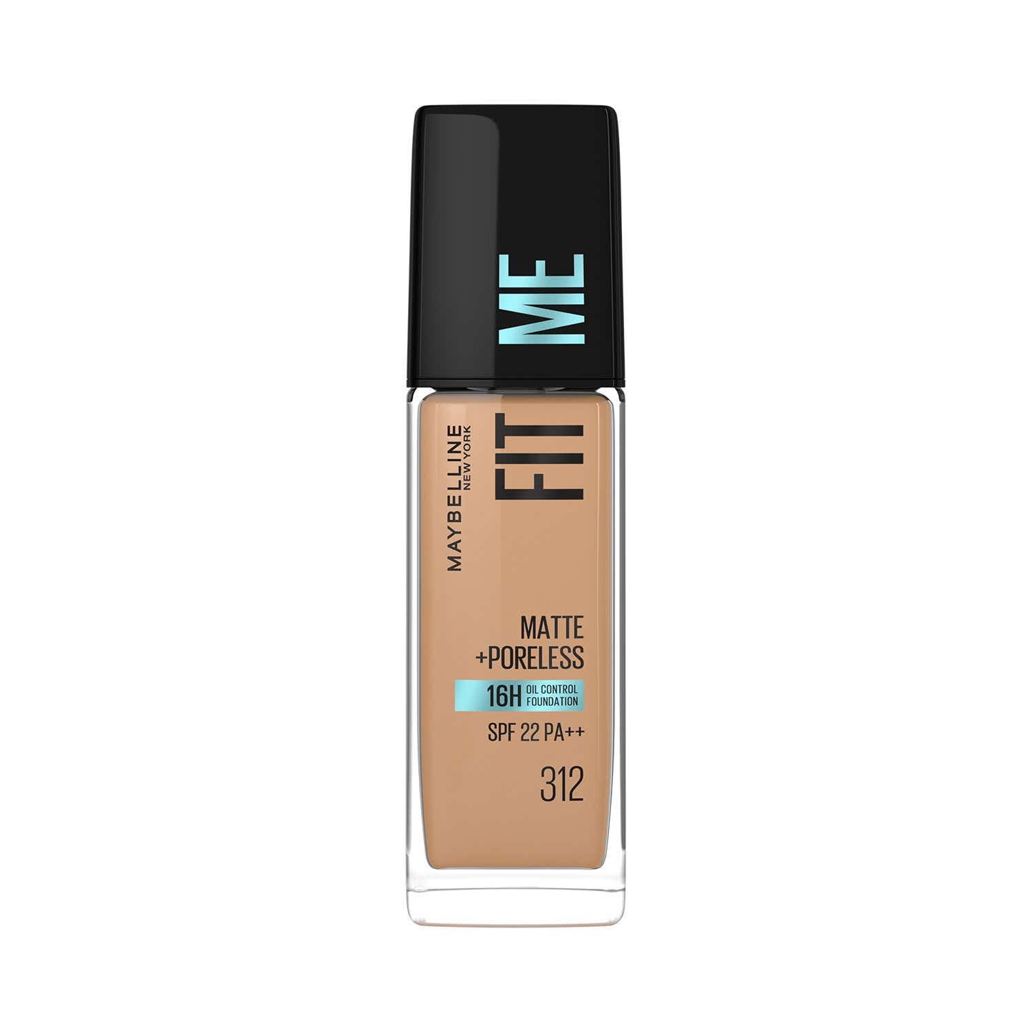 Maybelline New York | Maybelline New York Fit Me Matte + Poreless Liquid Foundation SPF 22 - 312 Golden (30 ml)