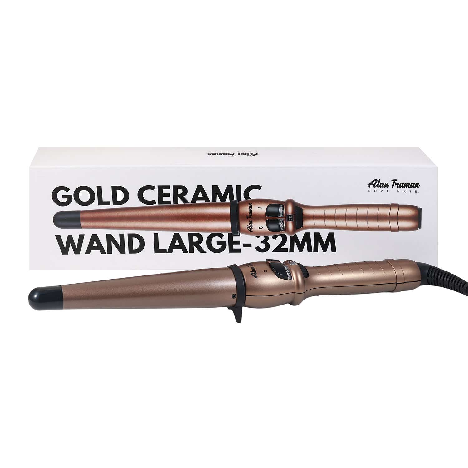 Alan Truman | Alan Truman Gold Ceramic Wand - Large 32-19mm (1 Pc)