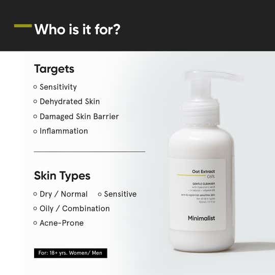 Minimalist Oat Extract 6 Gentle Cleanser thumbnail 2