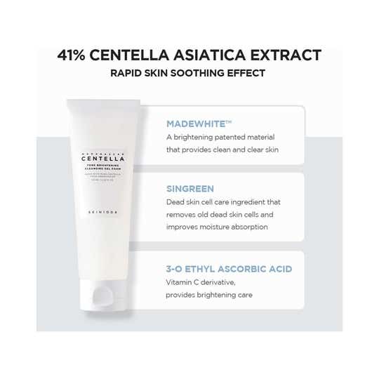 SKIN1004 Madagascar Centella Tone Brightening cleansing gel foam thumbnail 4