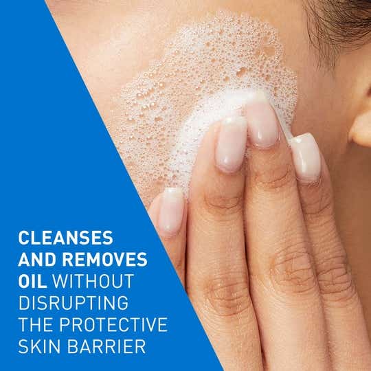 CeraVe Foaming Cleanser Face Was For Oily SkinWith Hyaluronic Acid, Ceramides & Niacinamide thumbnail 4