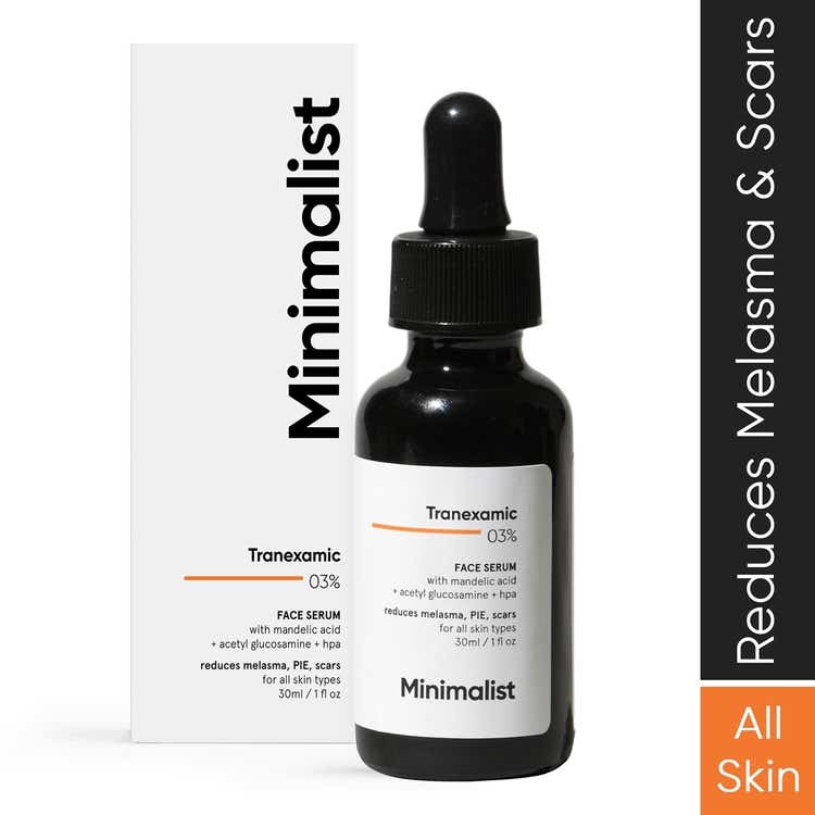 Minimalist 3% Tranexamic Acid Face Serum For Melasma, Acne Scars & Hyperpigmentation