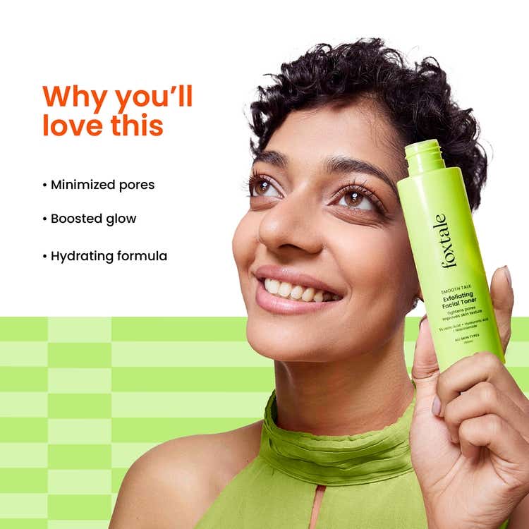 Foxtale Exfoliating Facial Toner with 5 Lactic Acid & Niacinamide thumbnail 5