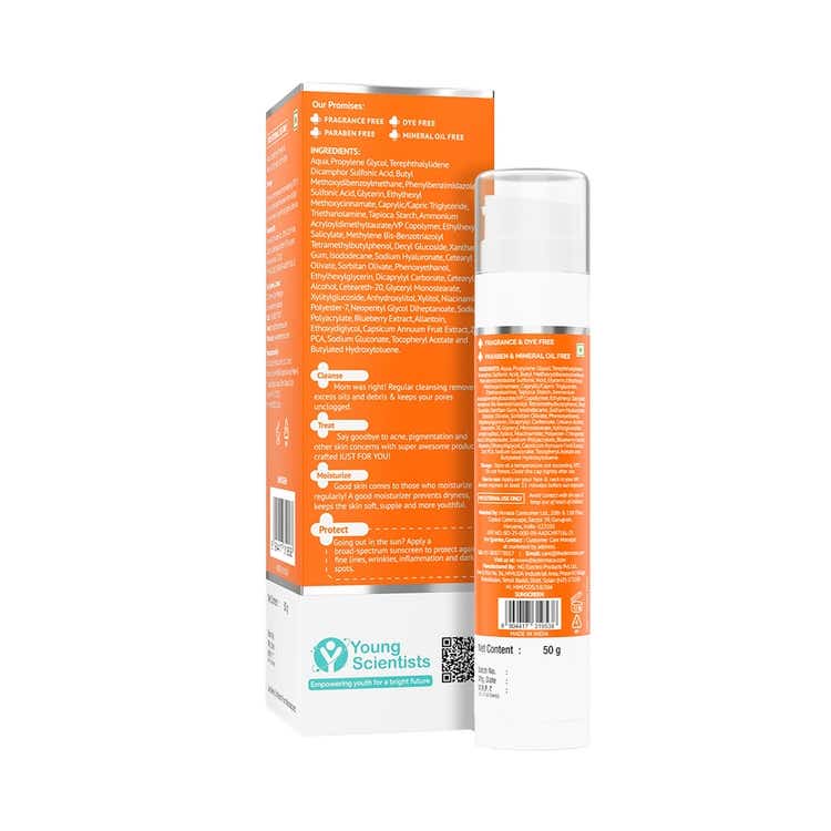 The Derma Co 1 Hyaluronic Sunscreen Aqua Gel SPF 50 PA++++ Normal to Oily thumbnail 4