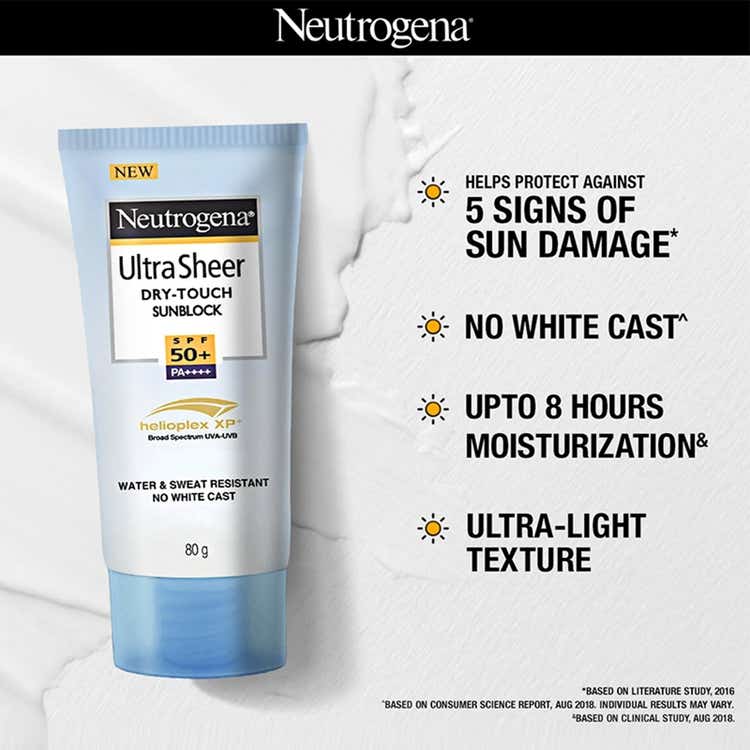 Neutrogena Ultra Sheer Dry Touch Sunblock SPF 50+ thumbnail 2