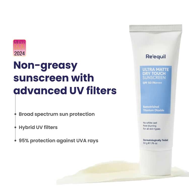 Re'equil Ultra Matte Dry Touch Sunscreen SPF 50 PA++++ thumbnail 2