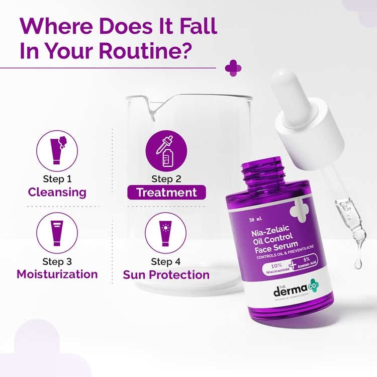 The Derma Co Nia-Zelaic Oil Control Face Serum thumbnail 5